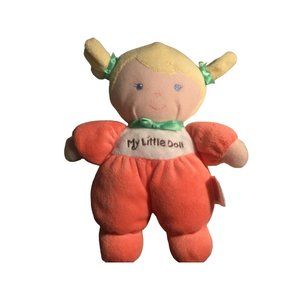 Fisher Price Baby  My Little First Doll  plush soft infant Blond hair 2012